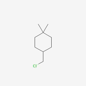 molecular formula C9H17Cl B2798026 4-(Chloromethyl)-1,1-dimethylcyclohexane CAS No. 1479747-36-8
