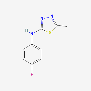 N-(4-fluorophenyl)-5-methyl-1,3,4-thiadiazol-2-amine