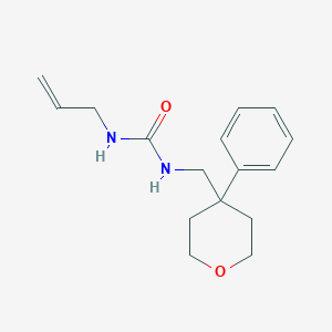 1-allyl-3-((4-phenyltetrahydro-2H-pyran-4-yl)methyl)urea