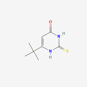 molecular formula C8H12N2OS B2798059 6-叔丁基-2-硫代-2,3-二氢嘧啶-4(1H)-酮 CAS No. 66698-66-6