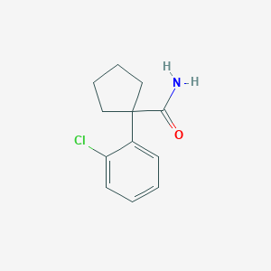 1-(2-Chlorophenyl)cyclopentanecarboxamide