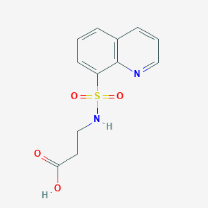 3-(quinolin-8-ylsulfonylamino)propanoic Acid