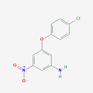 3-(4-Chlorophenoxy)-5-nitroaniline