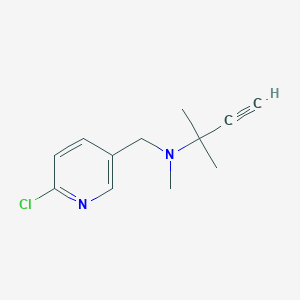 [(6-Chloropyridin-3-yl)methyl](methyl)(2-methylbut-3-yn-2-yl)amine