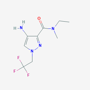 4-Amino-N-ethyl-n-methyl-1-(2,2,2-trifluoroethyl)-1H-pyrazole-3-carboxamide