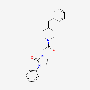 1-(2-(4-Benzylpiperidin-1-yl)-2-oxoethyl)-3-phenylimidazolidin-2-one