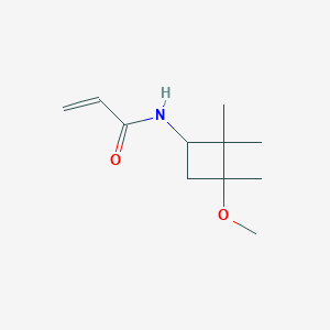 N-(3-Methoxy-2,2,3-trimethylcyclobutyl)prop-2-enamide