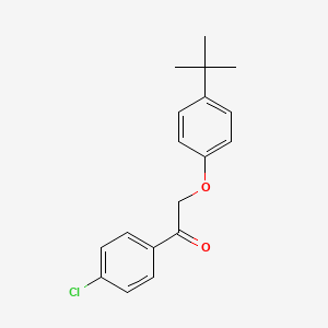 2-[4-(Tert-butyl)phenoxy]-1-(4-chlorophenyl)-1-ethanone