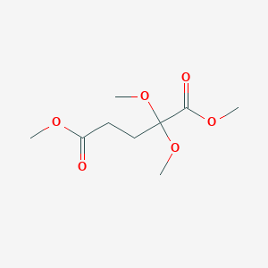 Dimethyl 2,2-dimethoxypentanedioate