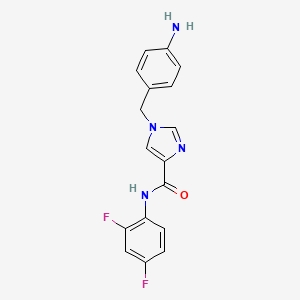 1-(4-aminobenzyl)-N-(2,4-difluorophenyl)-1H-imidazole-4-carboxamide