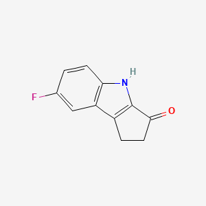 7-fluoro-1,2-dihydrocyclopenta[b]indol-3(4H)-one