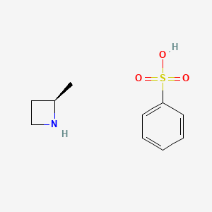 molecular formula C4H9N B2798231 (R)-2-Methylazetidine AS benzenesulfonic acid salt CAS No. 35848-07-8