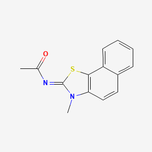molecular formula C14H12N2OS B2798260 (Z)-N-(3-methylnaphtho[2,1-d]thiazol-2(3H)-ylidene)acetamide CAS No. 1164456-17-0