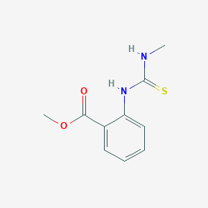 molecular formula C10H12N2O2S B2798308 甲酸2-[(甲基硫代甲酰)氨基]苯甲酸甲酯 CAS No. 105571-41-3