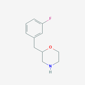 molecular formula C11H14FNO B2798317 2-(3-Fluorobenzyl)morpholine CAS No. 1368655-25-7