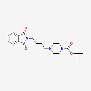 tert-butyl 4-[4-(1,3-dioxo-2,3-dihydro-1H-isoindol-2-yl)butyl]piperazine-1-carboxylate