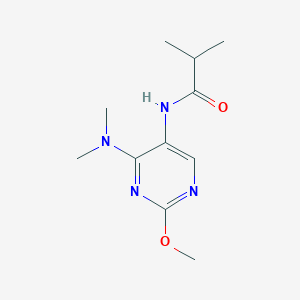 N-[4-(DIMETHYLAMINO)-2-METHOXYPYRIMIDIN-5-YL]-2-METHYLPROPANAMIDE