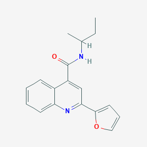 N-(sec-butyl)-2-(2-furyl)-4-quinolinecarboxamide