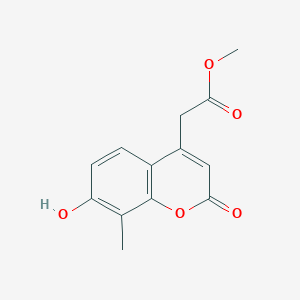 methyl (7-hydroxy-8-methyl-2-oxo-2H-chromen-4-yl)acetate