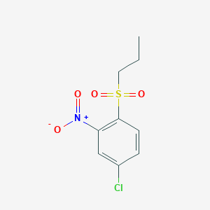 4-Chloro-2-nitro-1-(propylsulfonyl)benzene