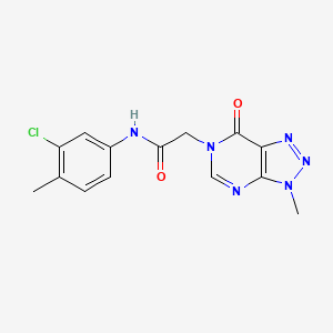 N-(3-chloro-4-methylphenyl)-2-(3-methyl-7-oxo-3H-[1,2,3]triazolo[4,5-d]pyrimidin-6(7H)-yl)acetamide