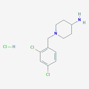 1-(2,4-Dichloro-benzyl)-piperidin-4-ylamine hydrochloride