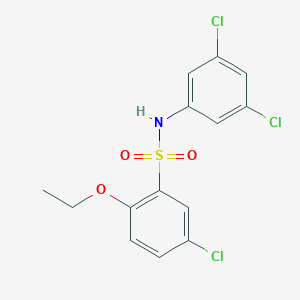 5-chloro-N-(3,5-dichlorophenyl)-2-ethoxybenzene-1-sulfonamide