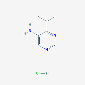 4-Isopropylpyrimidin-5-amine hydrochloride