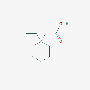 2-(1-Ethenylcyclohex-1-yl)acetic acid