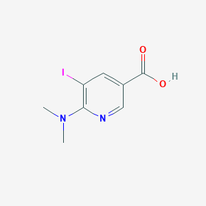 6-(Dimethylamino)-5-iodopyridine-3-carboxylic acid