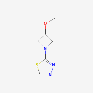 2-(3-Methoxyazetidin-1-yl)-1,3,4-thiadiazole