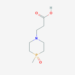 3-(4-Methyl-4-oxo-1,4lambda5-azaphosphinan-1-yl)propanoic acid
