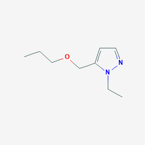 molecular formula C9H16N2O B2798693 1-ethyl-5-(propoxymethyl)-1H-pyrazole CAS No. 1856086-47-9