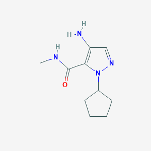 4-Amino-1-cyclopentyl-N-methyl-1H-pyrazole-5-carboxamide