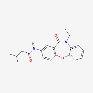 N-(10-ethyl-11-oxo-10,11-dihydrodibenzo[b,f][1,4]oxazepin-2-yl)-3-methylbutanamide