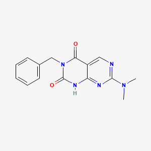 3-benzyl-7-(dimethylamino)pyrimido[4,5-d]pyrimidine-2,4(1H,3H)-dione