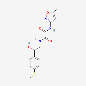 N1-(2-hydroxy-2-(4-(methylthio)phenyl)ethyl)-N2-(5-methylisoxazol-3-yl)oxalamide