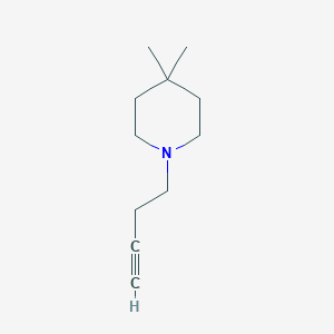 1-But-3-ynyl-4,4-dimethylpiperidine