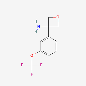 3-(3-(Trifluoromethoxy)phenyl)oxetan-3-amine