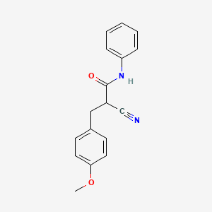 2-cyano-3-(4-methoxyphenyl)-N-phenylpropanamide