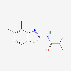 N-(4,5-dimethylbenzo[d]thiazol-2-yl)isobutyramide
