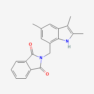 molecular formula C20H18N2O2 B2798774 2-(2,3,5-Trimethyl-1H-indol-7-ylmethyl)-isoindole-1,3-dione CAS No. 890642-53-2