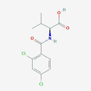 (2S)-2-[(2,4-dichlorophenyl)formamido]-3-methylbutanoic acid