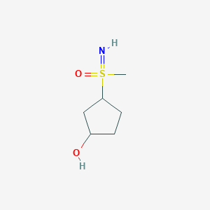 3-(Methylsulfonimidoyl)cyclopentan-1-ol