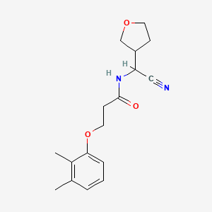 N-[cyano(oxolan-3-yl)methyl]-3-(2,3-dimethylphenoxy)propanamide