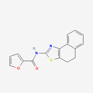 molecular formula C16H12N2O2S B2798832 N-(4,5-dihydrobenzo[e][1,3]benzothiazol-2-yl)furan-2-carboxamide CAS No. 300541-74-6