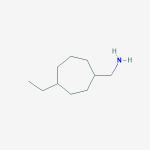 molecular formula C10H21N B2798934 (4-Ethylcycloheptyl)methanamine CAS No. 1479745-42-0