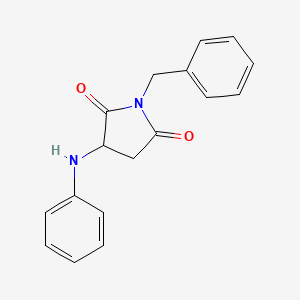 1-Benzyl-3-(phenylamino)pyrrolidine-2,5-dione