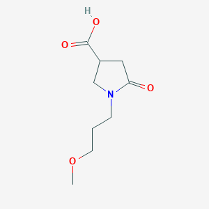 1-(3-Methoxypropyl)-5-oxopyrrolidine-3-carboxylic acid