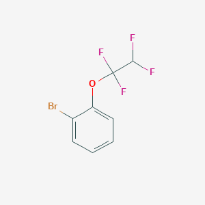 molecular formula C8H5BrF4O B2799022 1-Bromo-2-(1,1,2,2-tetrafluoroethoxy)benzene CAS No. 83015-28-5